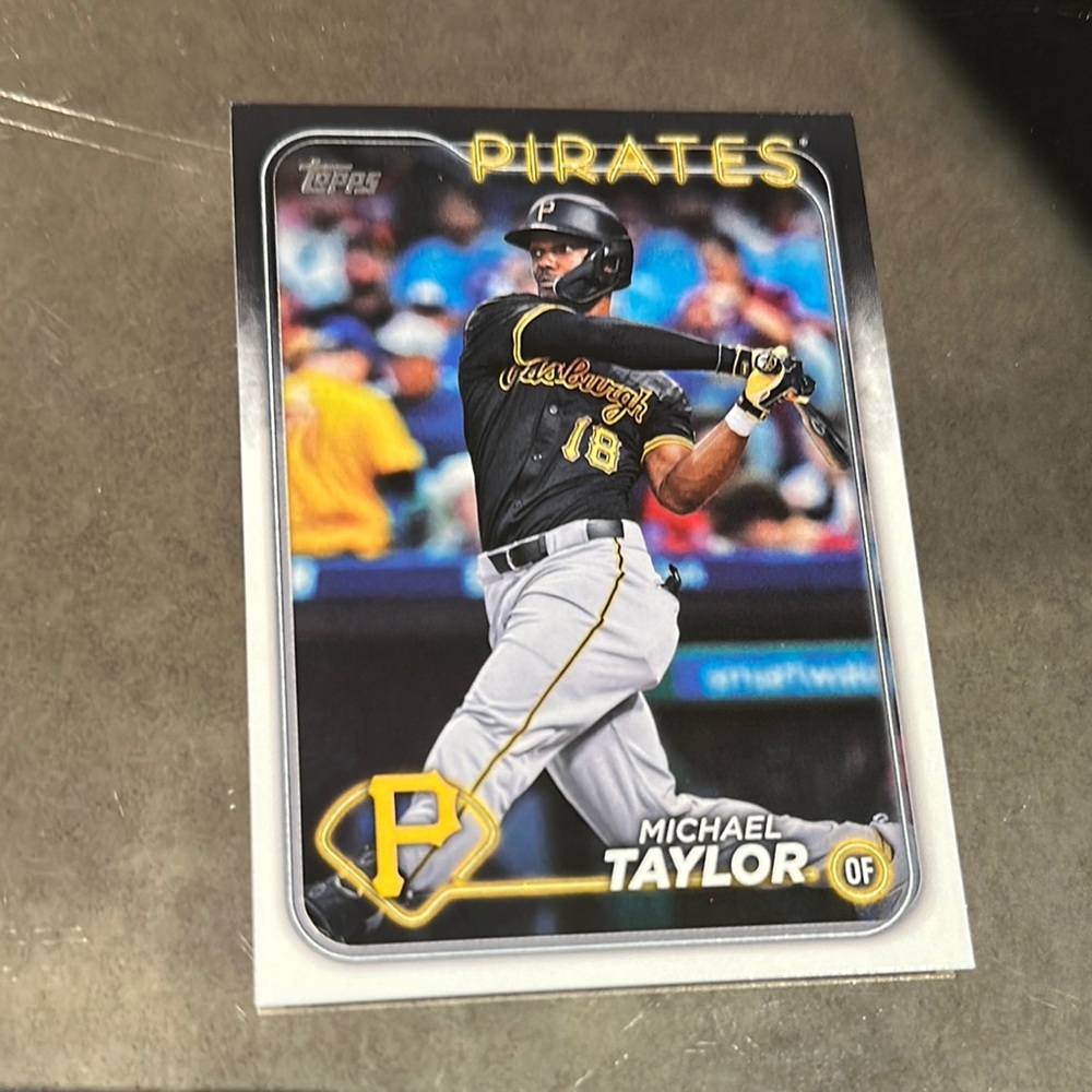 Topps Pirates Baseball Card Michael Taylor
